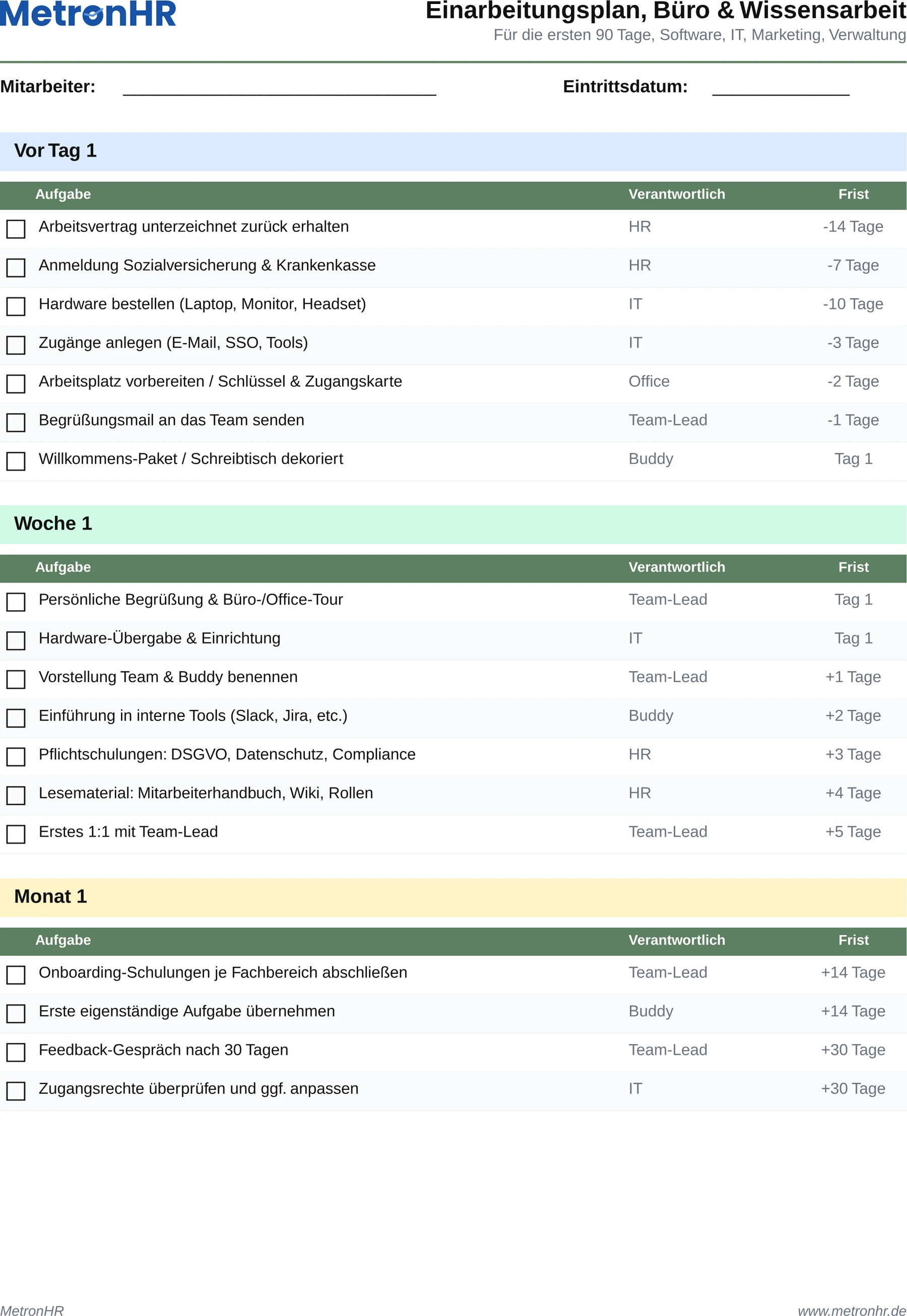 Preview: Onboarding plan for office & knowledge work