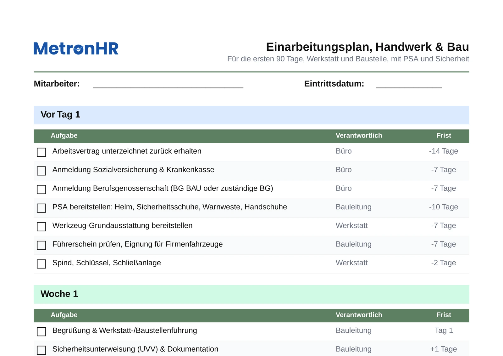 Preview: Onboarding plan for trades & construction